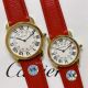 Replica RONDE SOLO DE CARTIER Yellow Case 36MM Lover Watch Leather Strap (7)_th.jpg